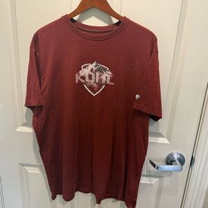 Men's Kuhl Born In The Mountains T-Shirt Rustic Brick Red Size XXL or 2XL